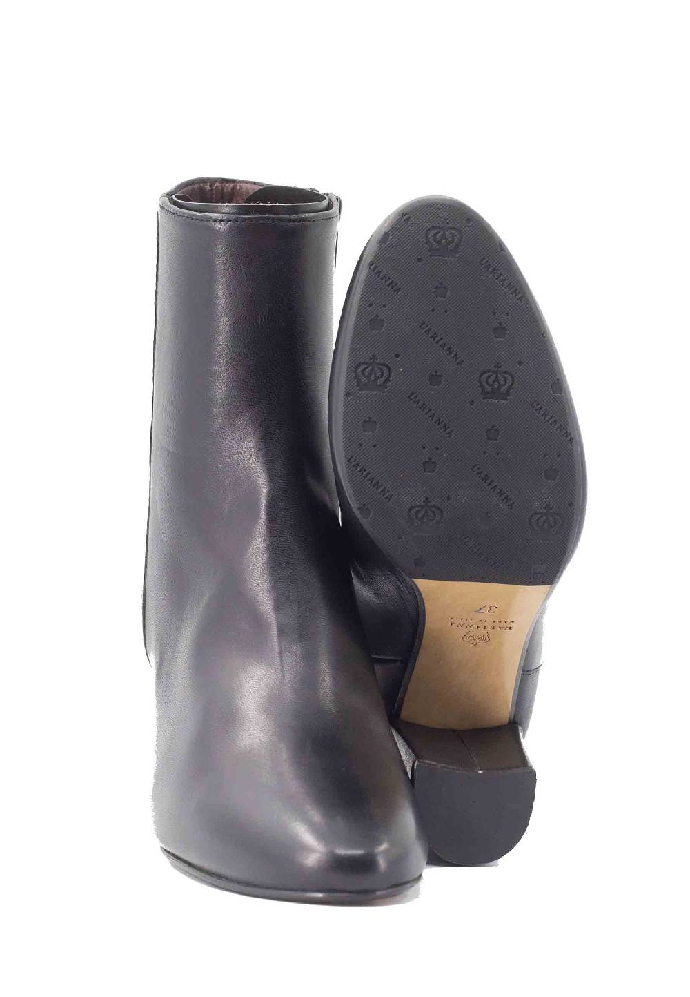 L'ARIANNA Stivaletti TR1692/G in pelle nera Saldi