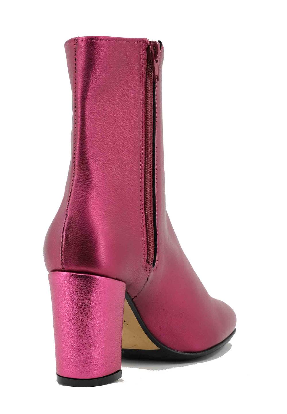 L'ARIANNA Stivaletti TR1692/G in pelle fuxia In Saldo