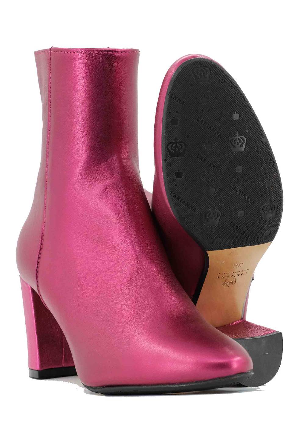 L'ARIANNA Stivaletti TR1692/G in pelle fuxia In Saldo