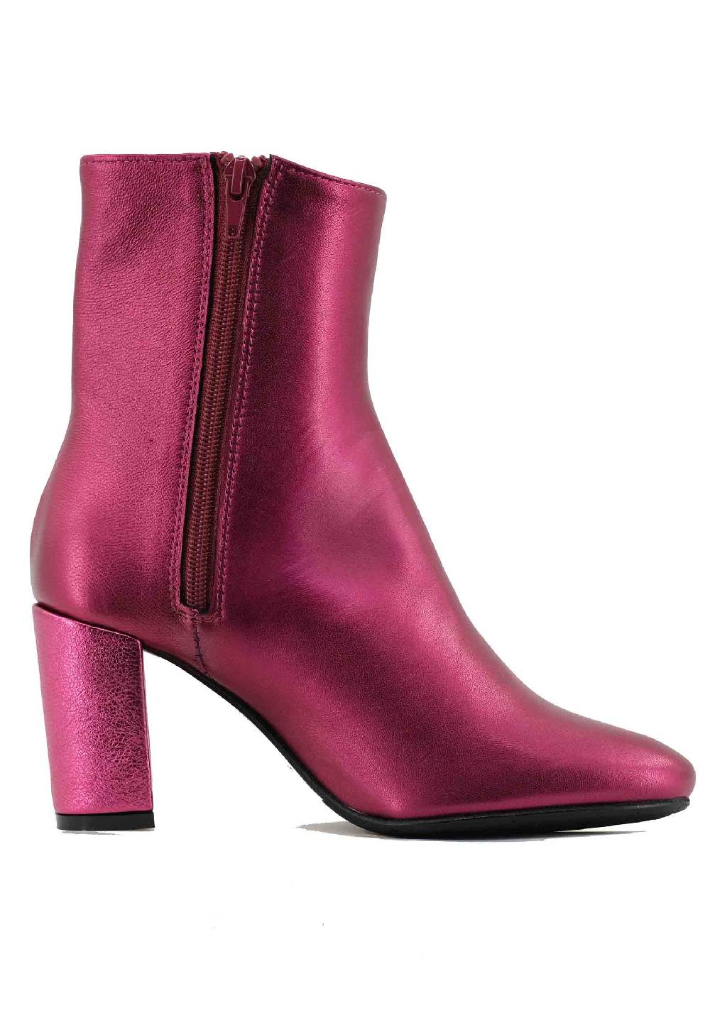 L'ARIANNA Stivaletti TR1692/G in pelle fuxia In Saldo