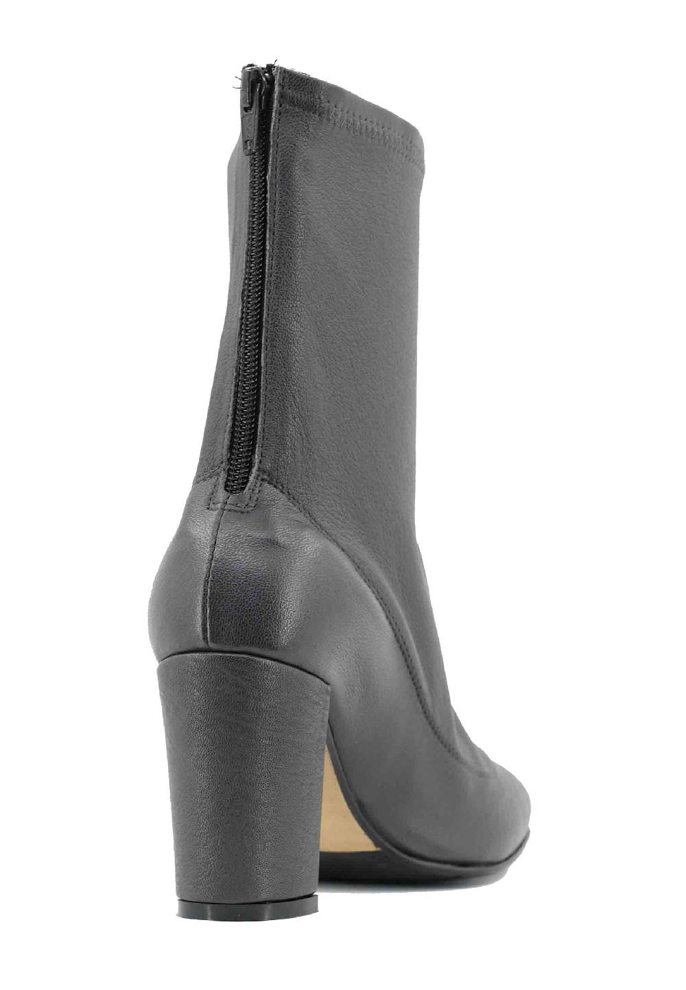 L'ARIANNA Stivaletti EL3002 in elasticizzato grigio con tacco alto Moda