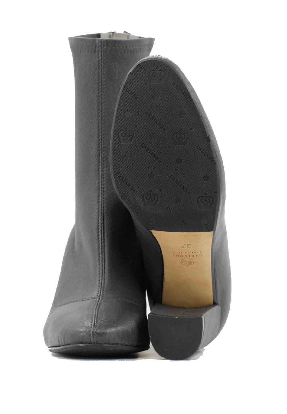 L'ARIANNA Stivaletti EL3002 in elasticizzato grigio con tacco alto Moda