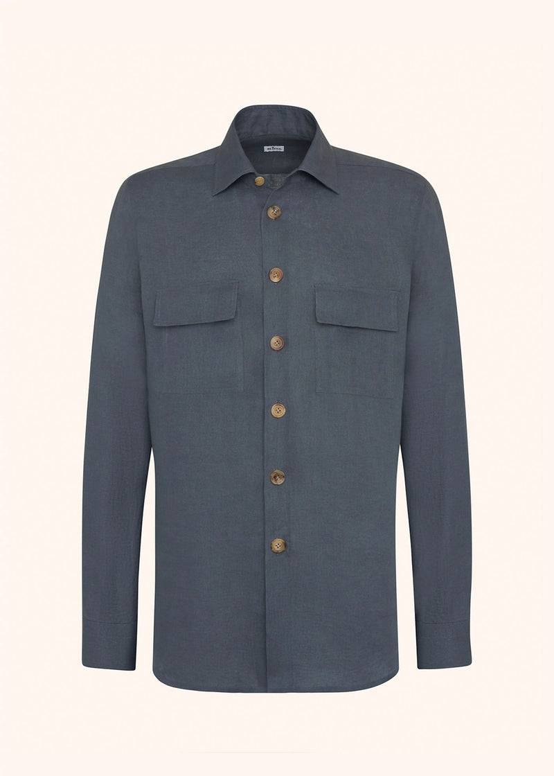 Kiton AAL - CAMICIA SPORT LINO UMC016H0883815