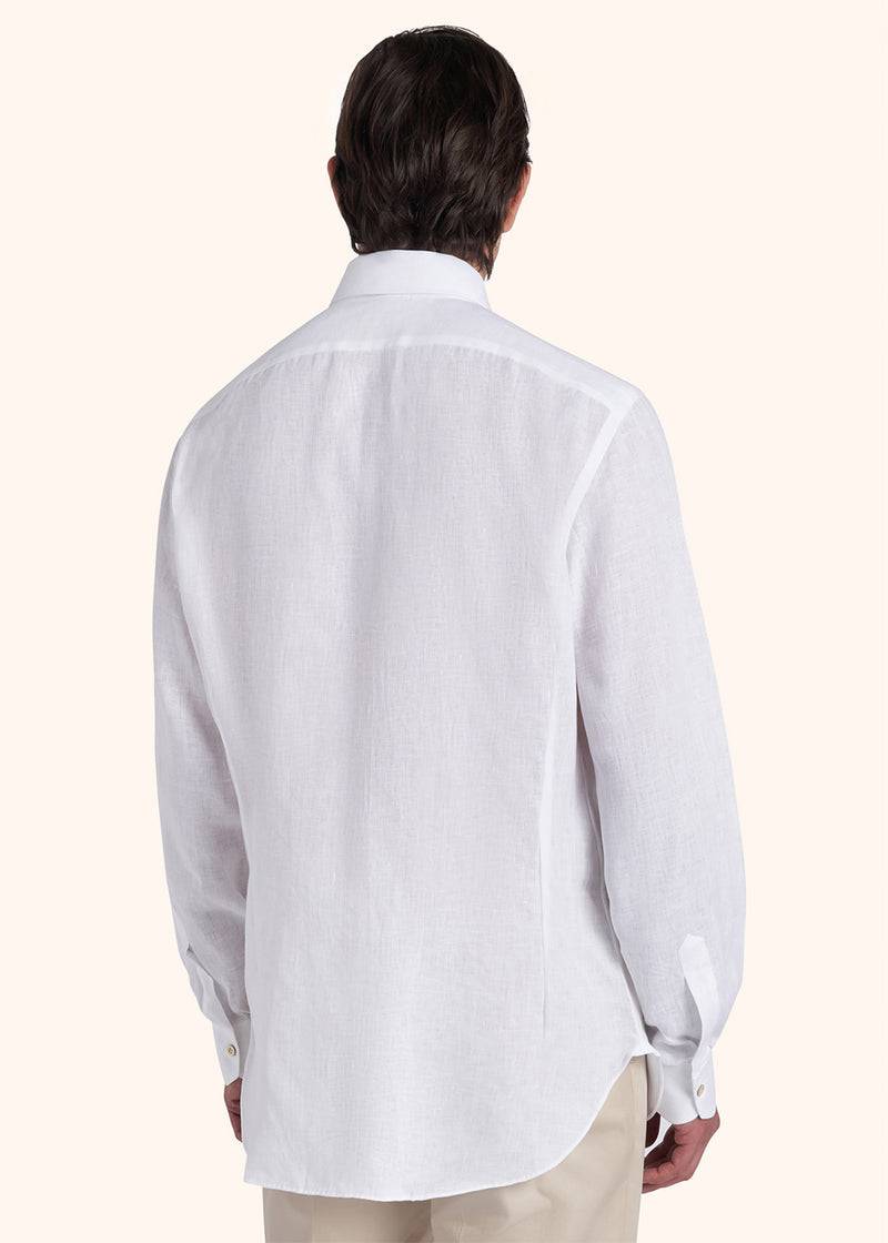 Kiton CAMICIA LINO UCMH0884701 Nuovo
