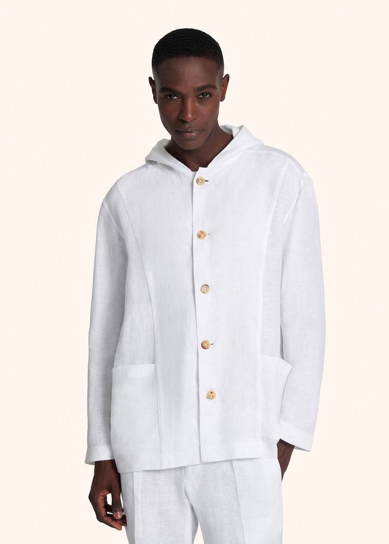 Kiton LUCA - FELPA C/CAPPUCCIO LINO UMCLUCAH0883801 Qualità
