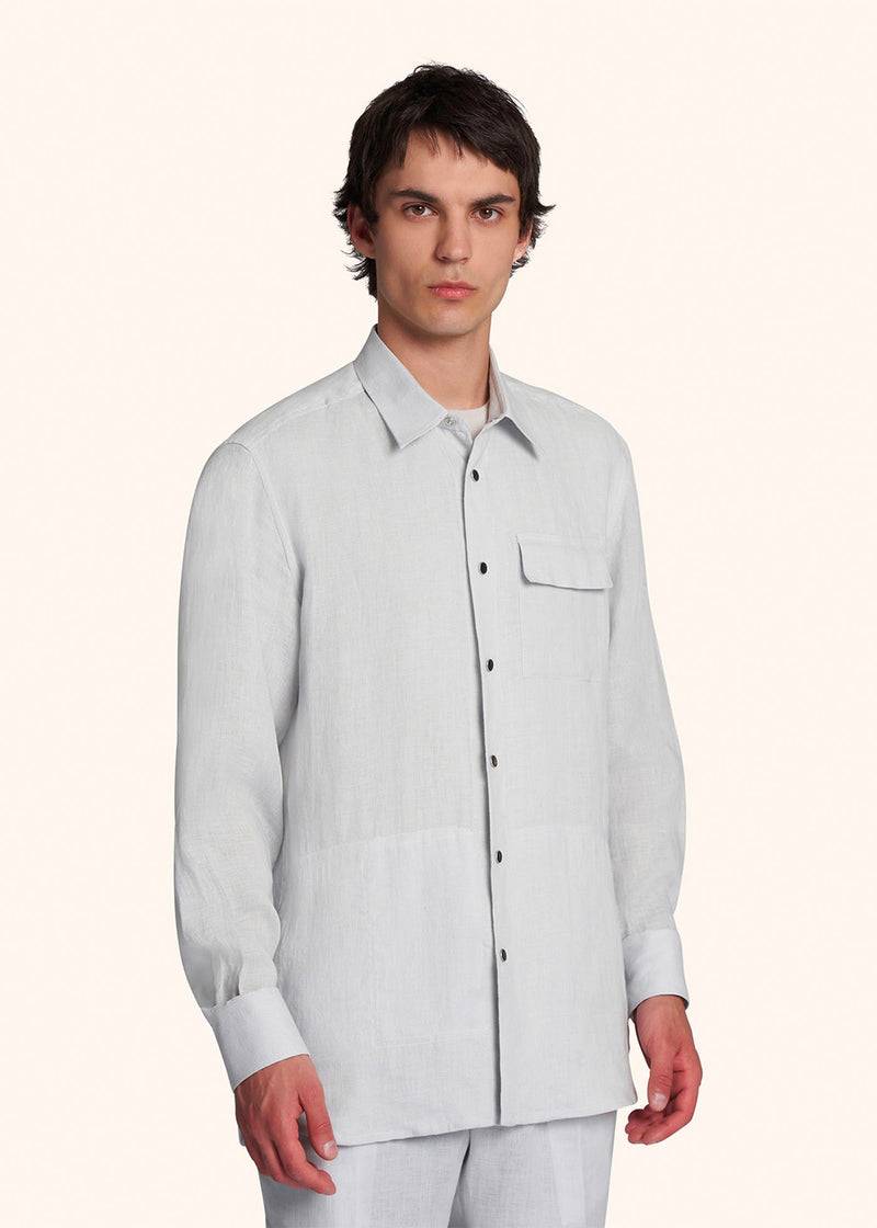 Kiton BUBA - CAMICIA LINO UMCBUBAH0883813 Soddisfazione Garantita