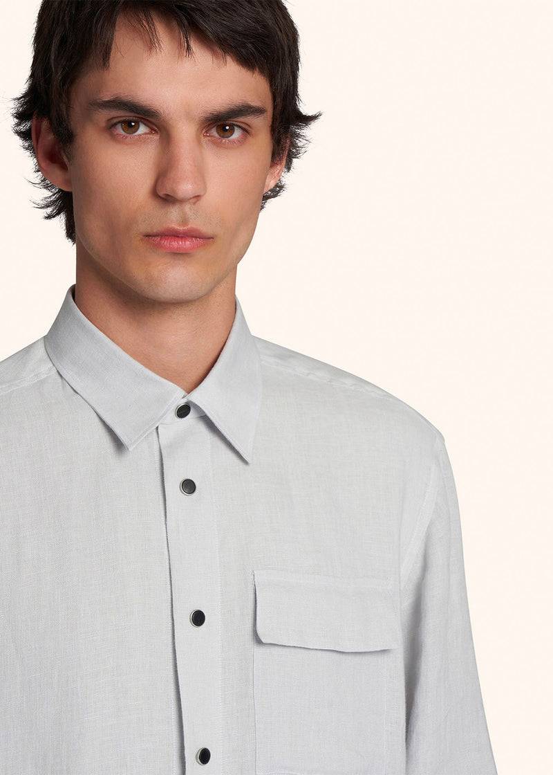 Kiton BUBA - CAMICIA LINO UMCBUBAH0883813 Soddisfazione Garantita