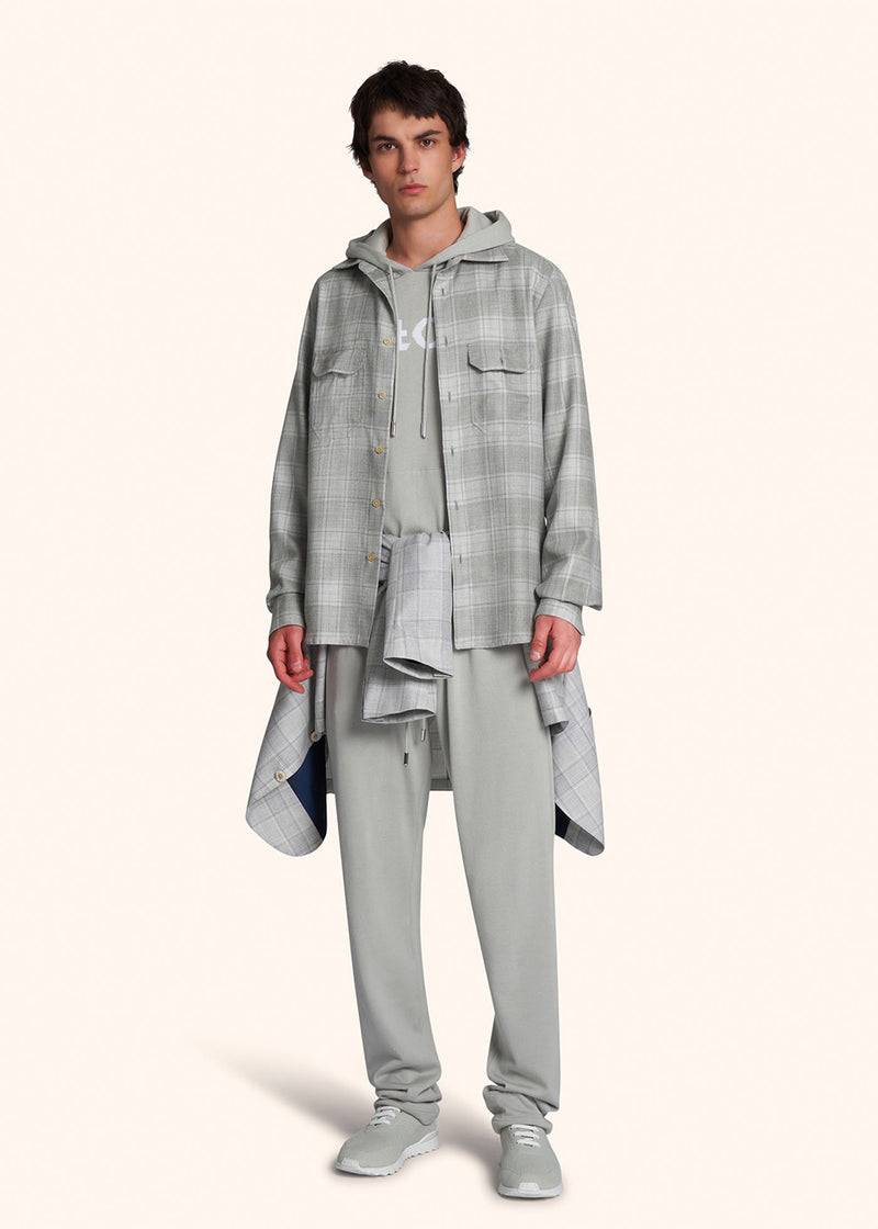 Kiton CAMICIA CASHMERE UCWMK0614C01 Qualità Garantita