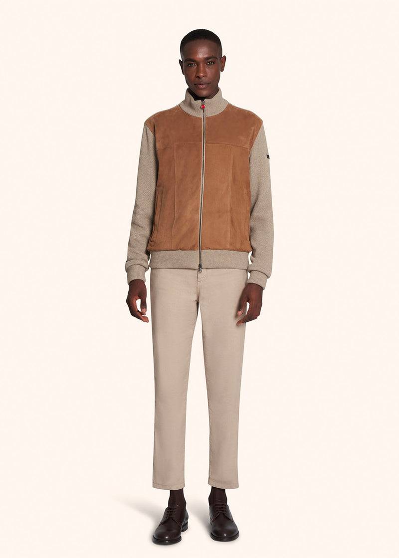 Kiton PANTALONI LINO UPNCARK0612D02 Trasporto libero internazionale