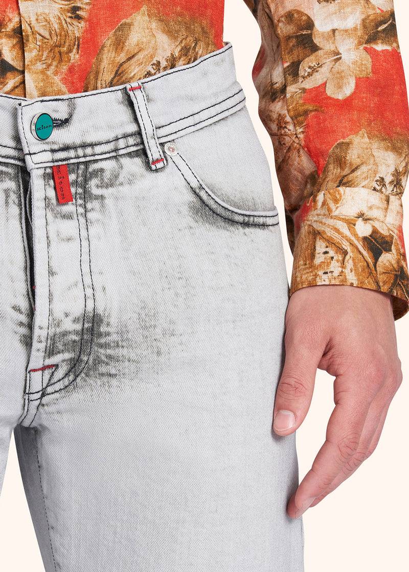 Kiton PANTALONI COTONE UPNJSMJ0782B01 Consegna Veloce