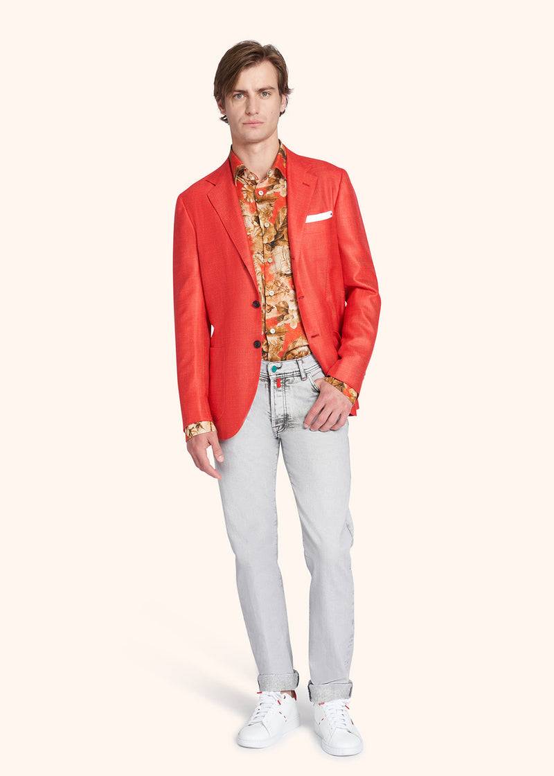 Kiton PANTALONI COTONE UPNJSMJ0782B01 Consegna Veloce