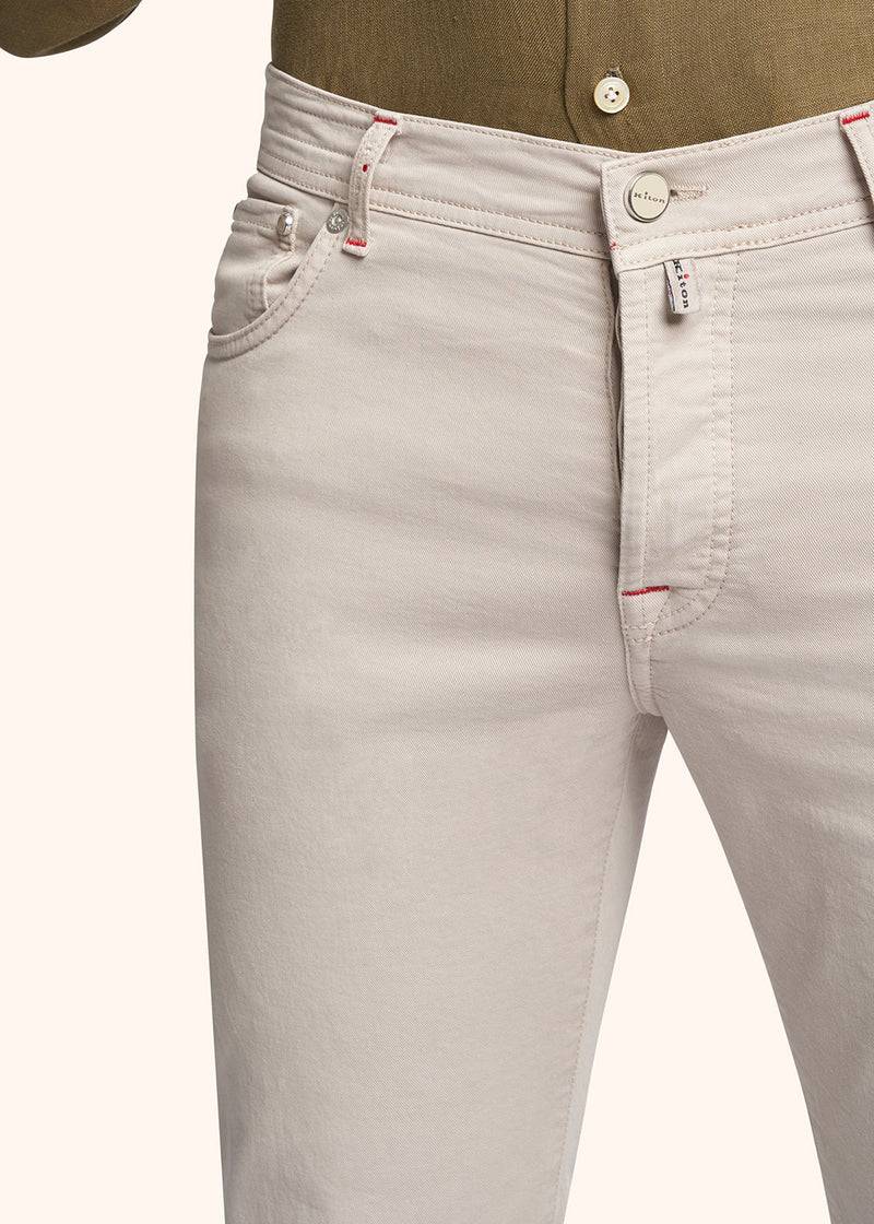 Kiton PANTALONI COTONE UPNJSMJ0738B04 Promozione Limitata