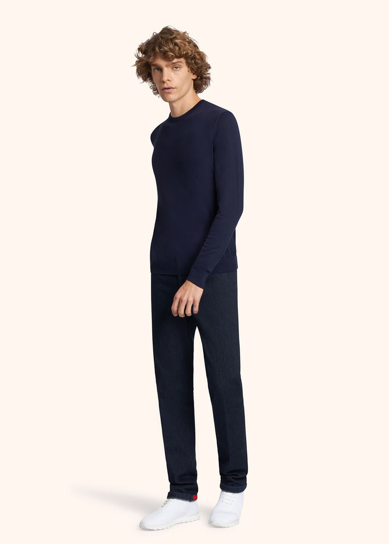 Kiton PANTALONI COTONE UPNJSMJ0763A04 Prezzo Ridotto