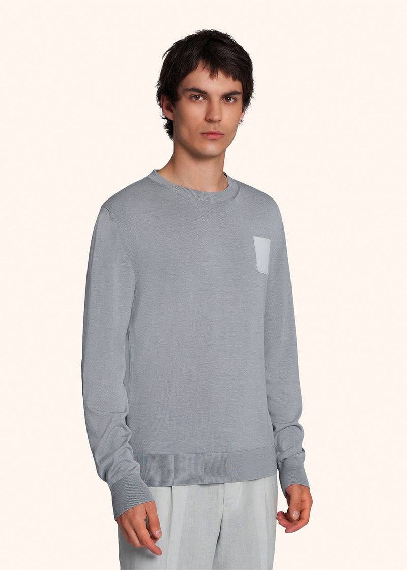 Kiton MAGLIA GIROCOLLO M/L SETA UMK039001 Novità