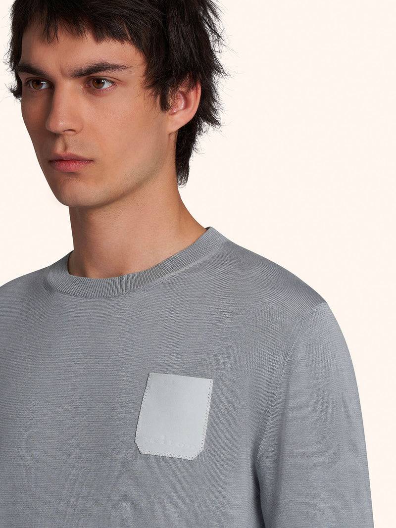 Kiton MAGLIA GIROCOLLO M/L SETA UMK039001 Novità