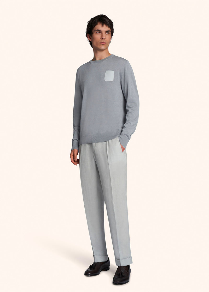 Kiton MAGLIA GIROCOLLO M/L SETA UMK039001 Novità