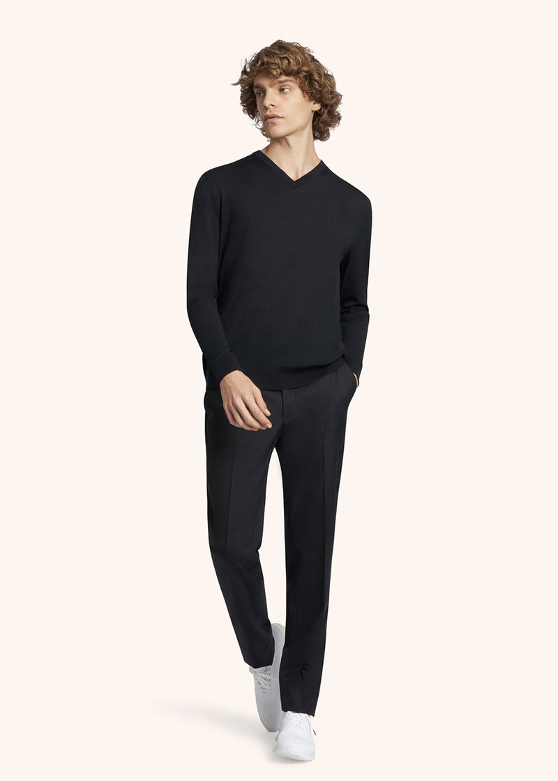 Kiton MAGLIA SCOLLO V LANA UK865K5 Economico