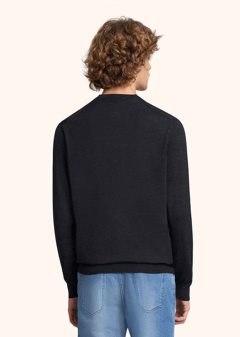Kiton MAGLIA SCOLLO V LANA UK8651015 Promozione