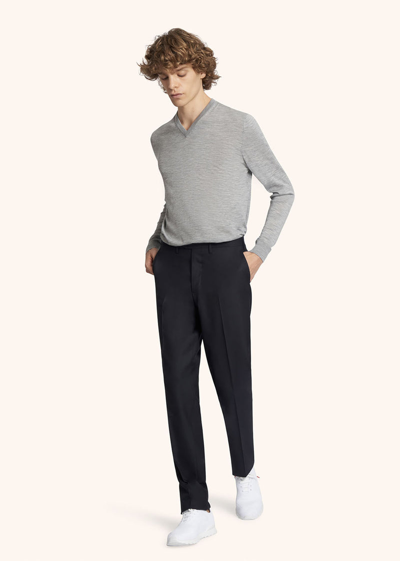 Kiton MAGLIA SCOLLO V LANA UK8651000 In Vendita