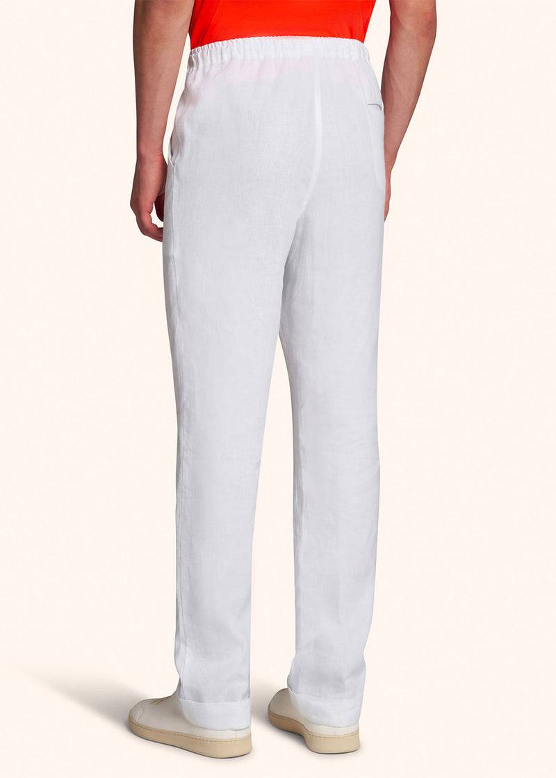 Kiton PANTALONI LINO UPSHORLK06S9801 Vendite Flash