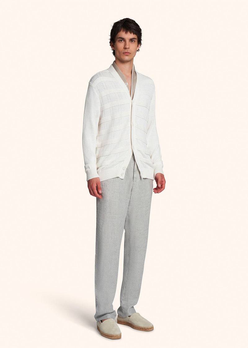 Kiton PANTALONI LINO UPLACK0613D01 Moda