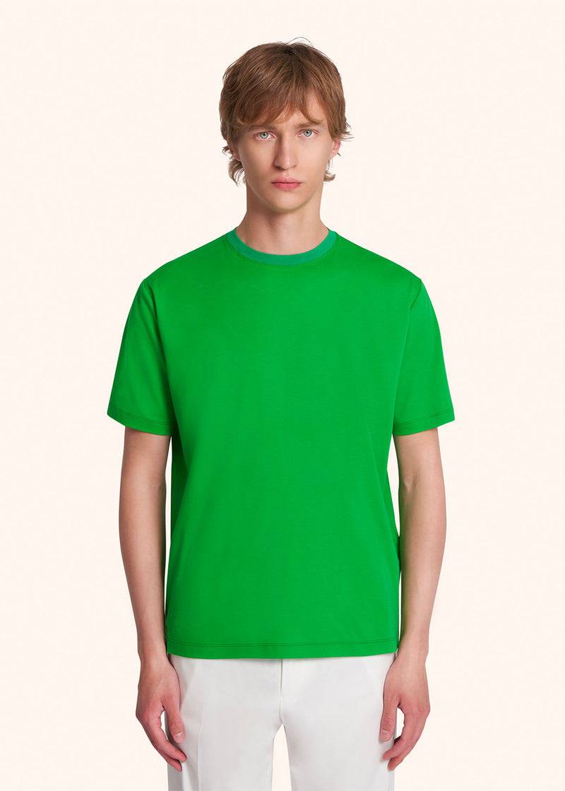 Kiton MILANO - T-SHIRT COTONE UMC023H0880004 Promozione