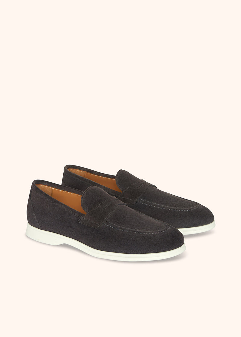 Kiton MOKA - MOCASSINO CALFSKIN USSA075N0097706 Presa
