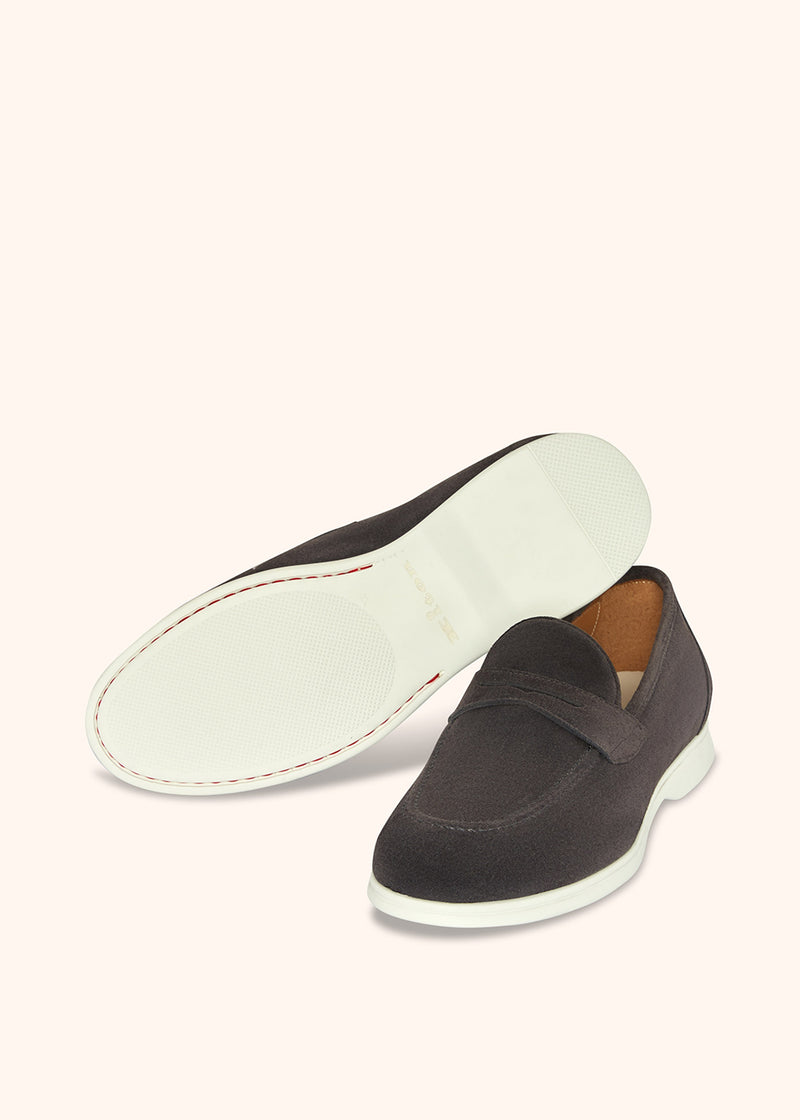 Kiton MOKA - MOCASSINO CALFSKIN USSA075N0097706 Presa