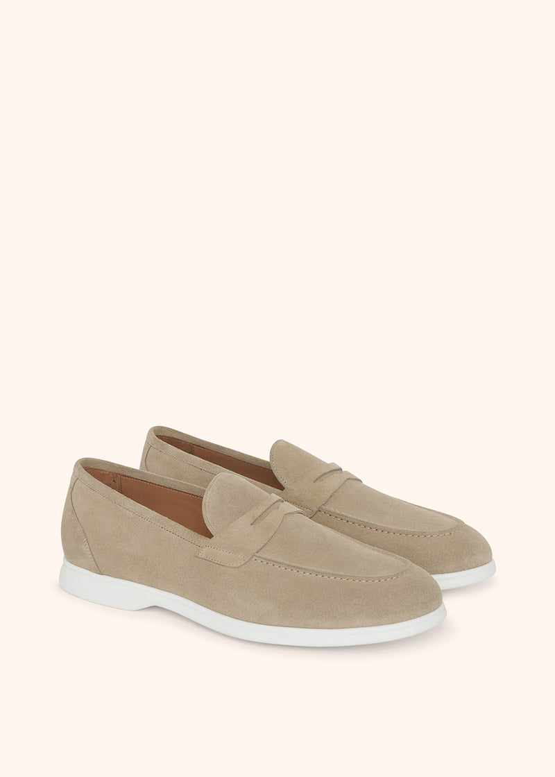 Kiton MOKA - MOCASSINO CALFSKIN USSA075N0097711 Sconto