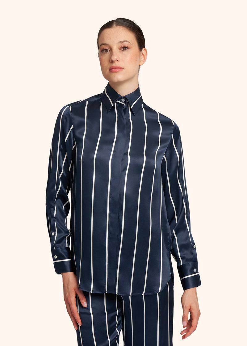 Kiton CAMICIA SETA D55442K0978C05 Italia