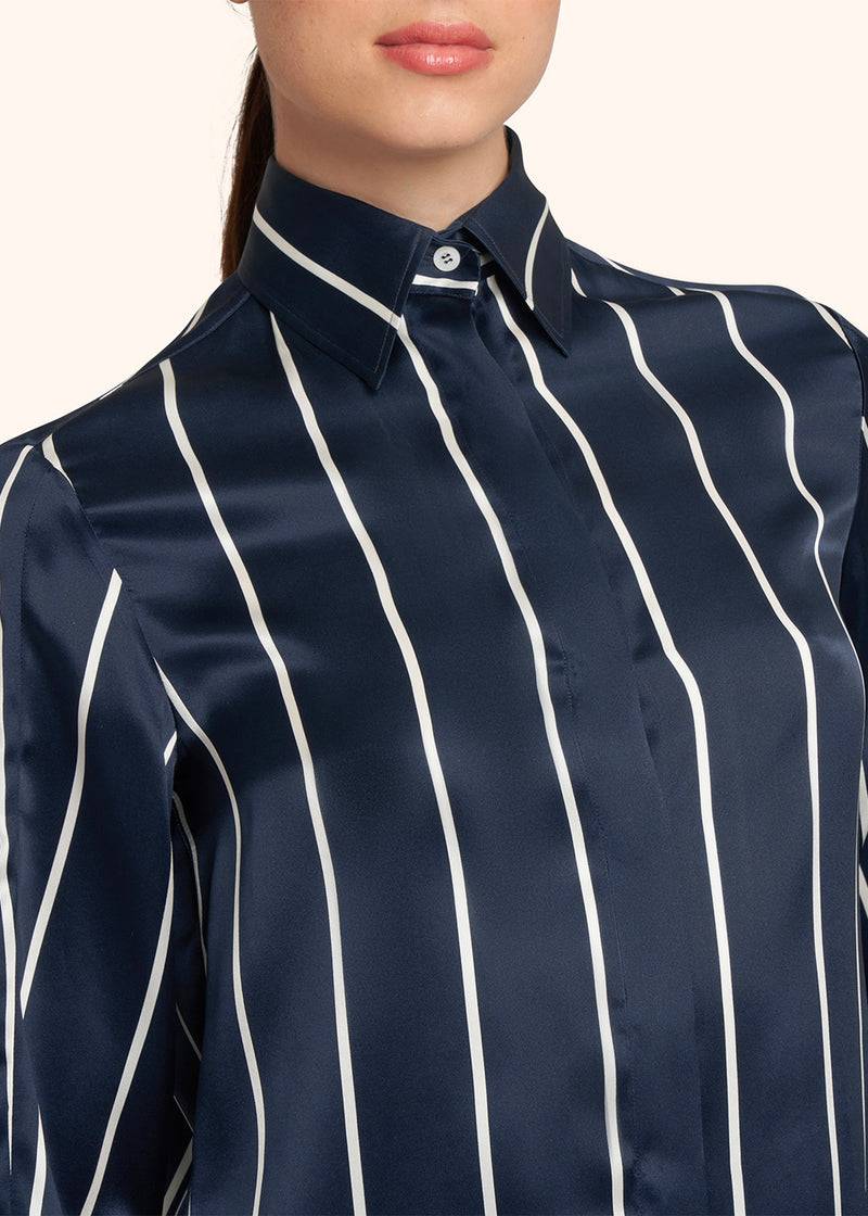 Kiton CAMICIA SETA D55442K0978C05 Italia