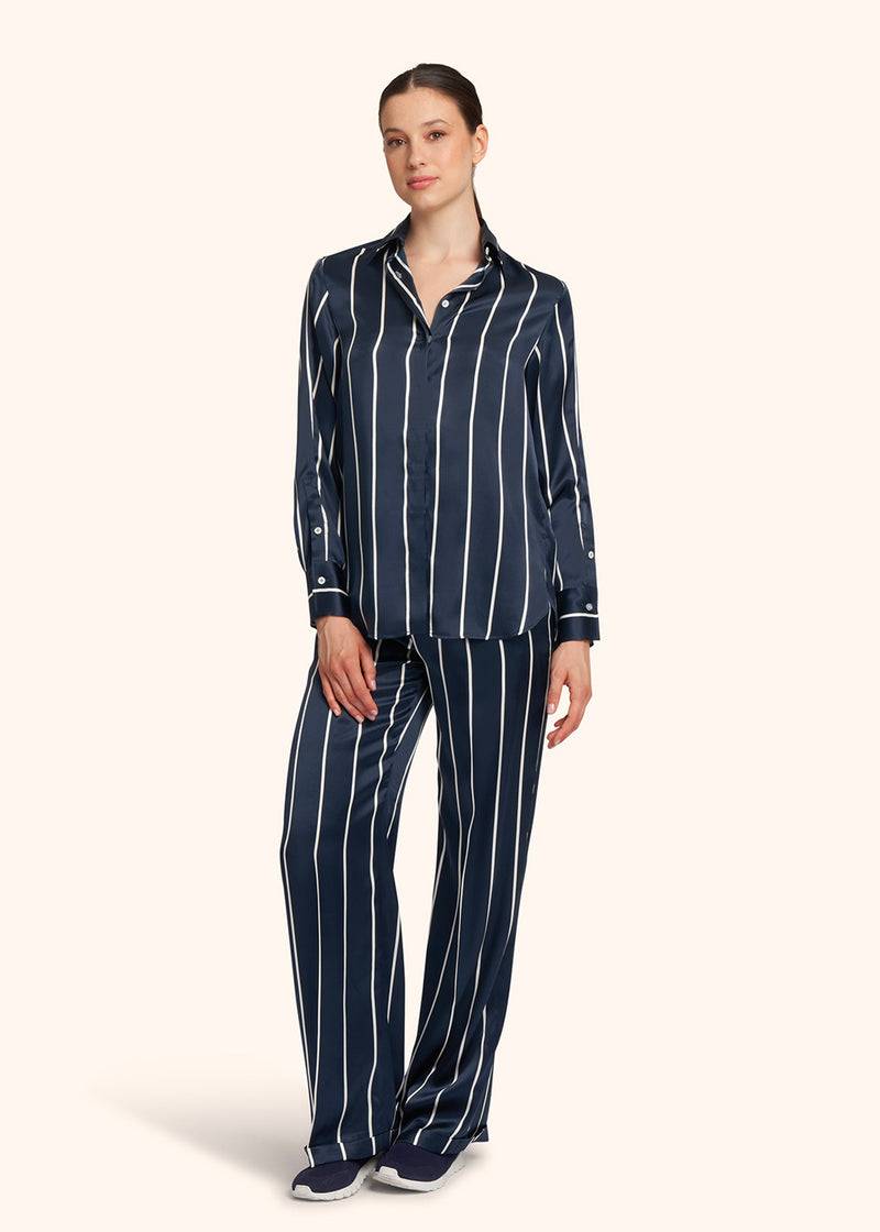 Kiton CAMICIA SETA D55442K0978C05 Italia