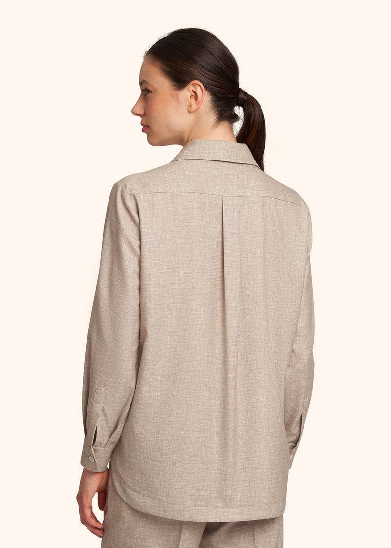 Kiton CAMICIA LANA VERGINE D50429K0627C09 In Linea