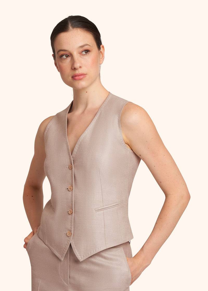 Kiton GILET SETA D47456K0905C01 Sostegno trimestrale