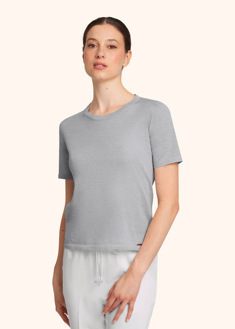 Kiton MAGLIA GIROCOLLO SETA D5771900120 Nuova