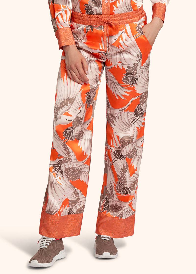Kiton PANTALONI SETA D57116K0978C16 Qualità
