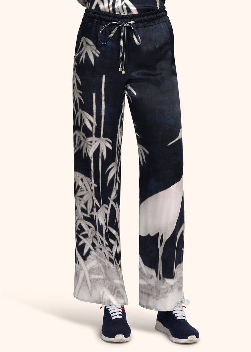 Kiton PANTALONI SETA D48122K0978C13 Soddisfazione Garantita
