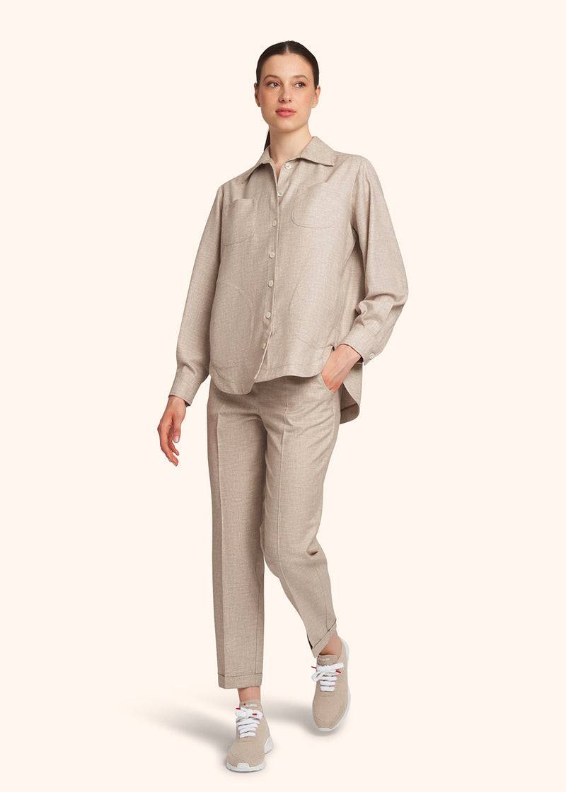 Kiton PANTALONI LANA VERGINE D37102K0627C09 Negozi Online