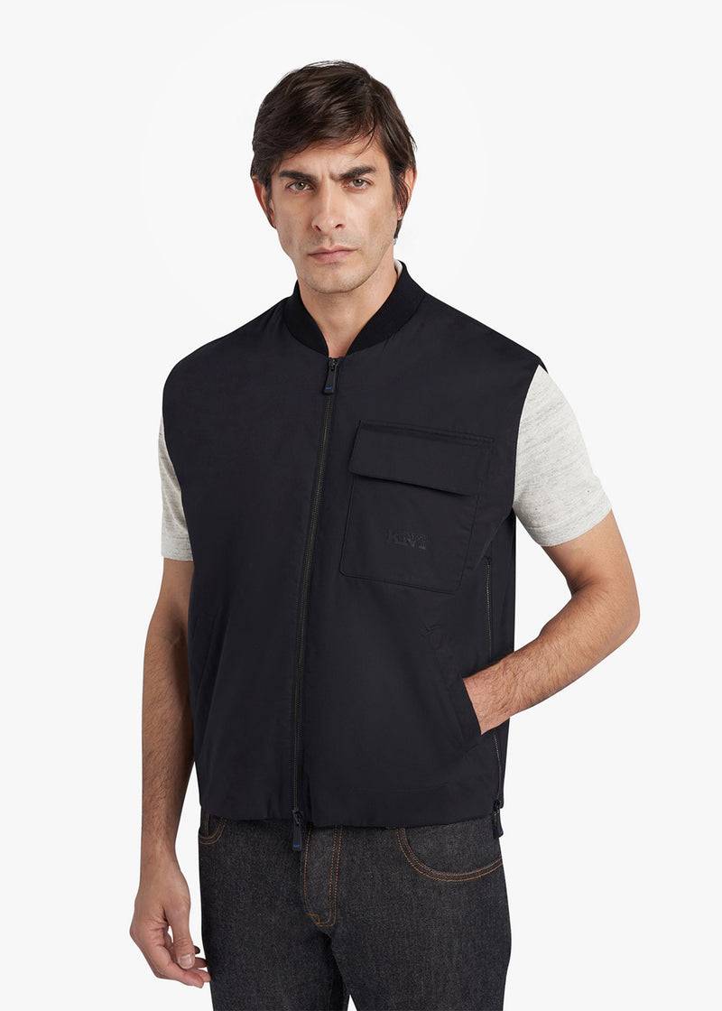 Kiton GIUBBOTTO SMANICATO COTONE UGKN060K0705D02 Qualità Garantita