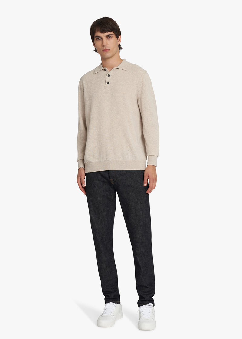 Kiton POLO LANA VERGINE UMM046505 Sconto