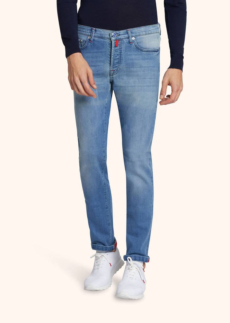 Kiton PANTALONI ULTRA SLIM COTONE UPNJSM2J0763A01 In Saldo