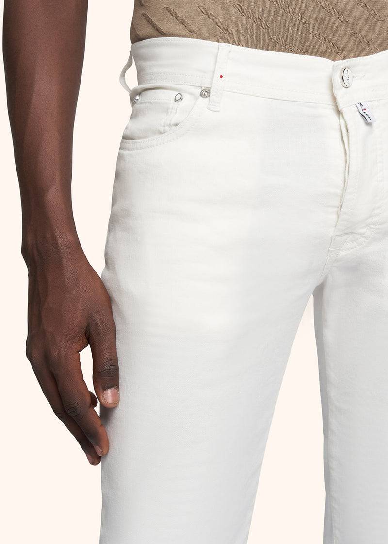 Kiton PANTALONI Lino UPNJSMJ0762B13 Nuova