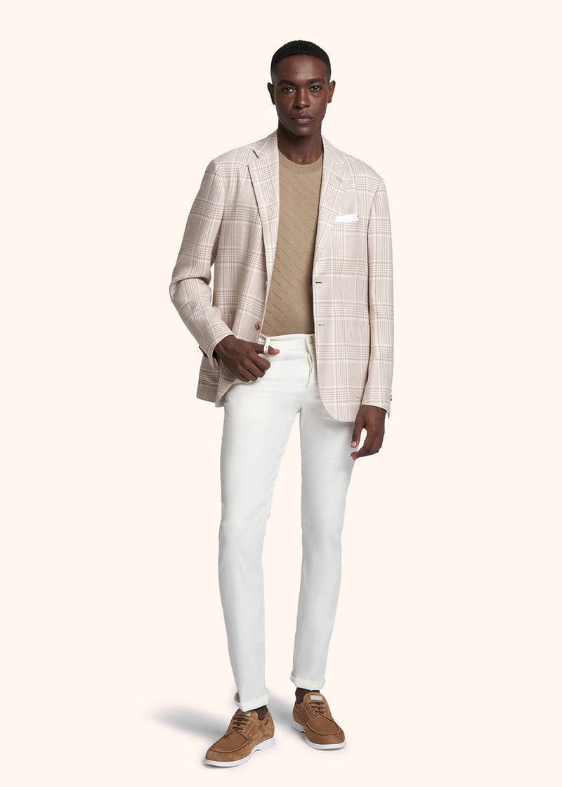 Kiton PANTALONI Lino UPNJSMJ0762B13 Nuova