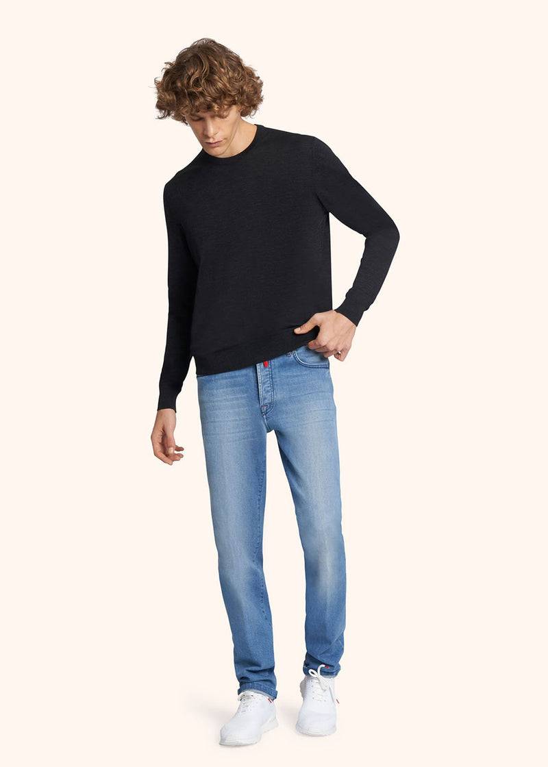 Kiton MAGLIA GIROCOLLO LANA UK8631015 Italia