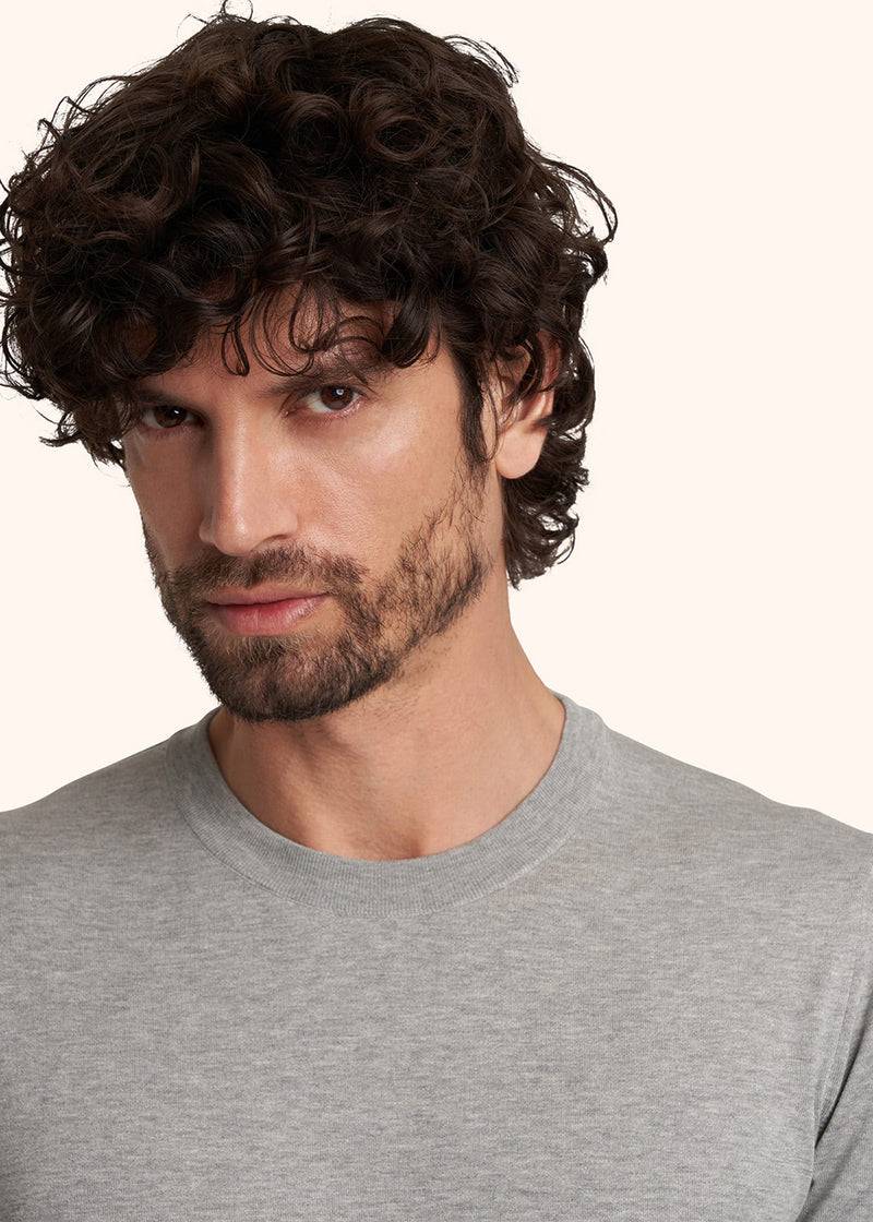 Kiton MAGLIA GIROCOLLO Cotone UK31MUE22K283 Vendita