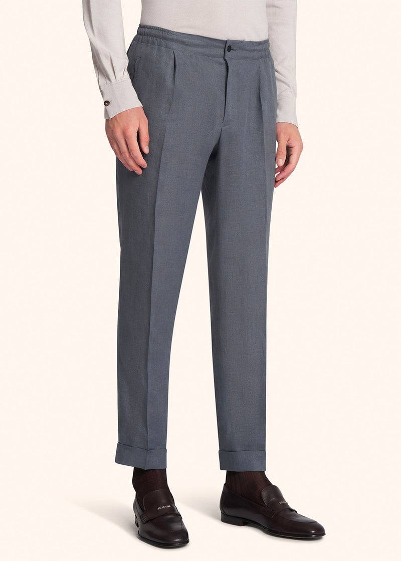 Kiton PANTALONI LINO UPN01H0883815 Soddisfazione Garantita
