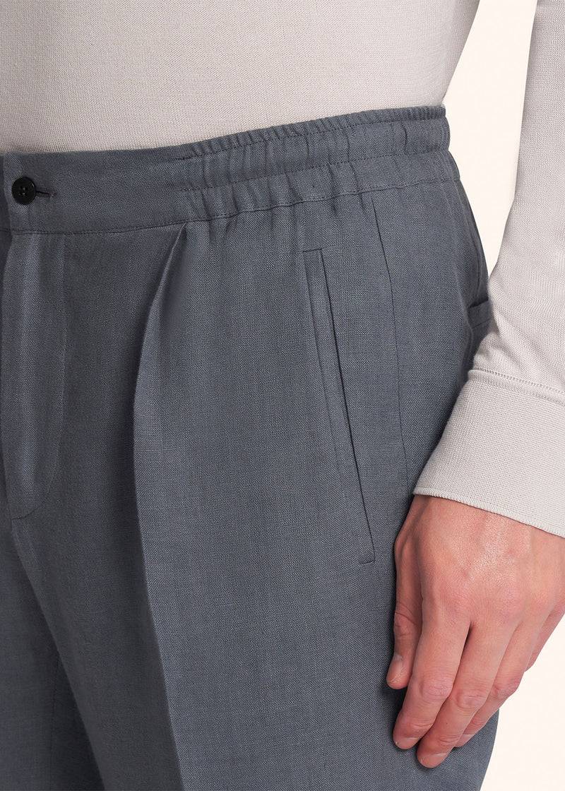 Kiton PANTALONI LINO UPN01H0883815 Soddisfazione Garantita