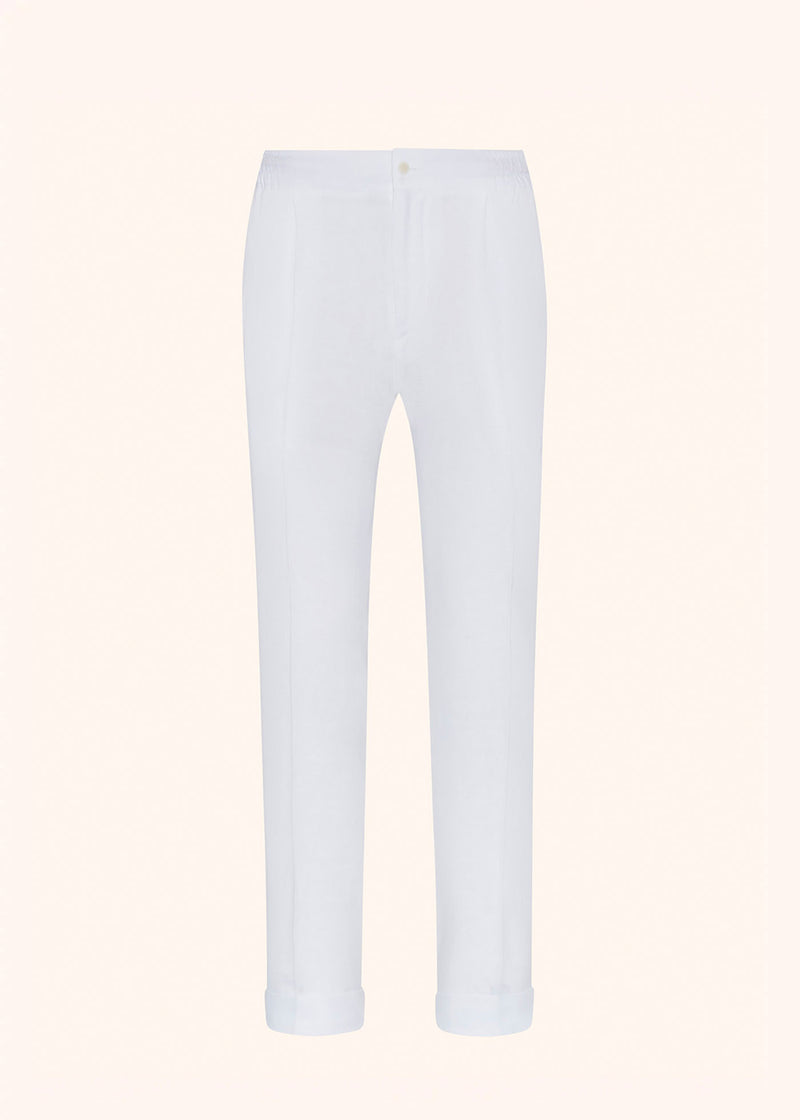 Kiton PANTALONI LINO UPN01H0883801