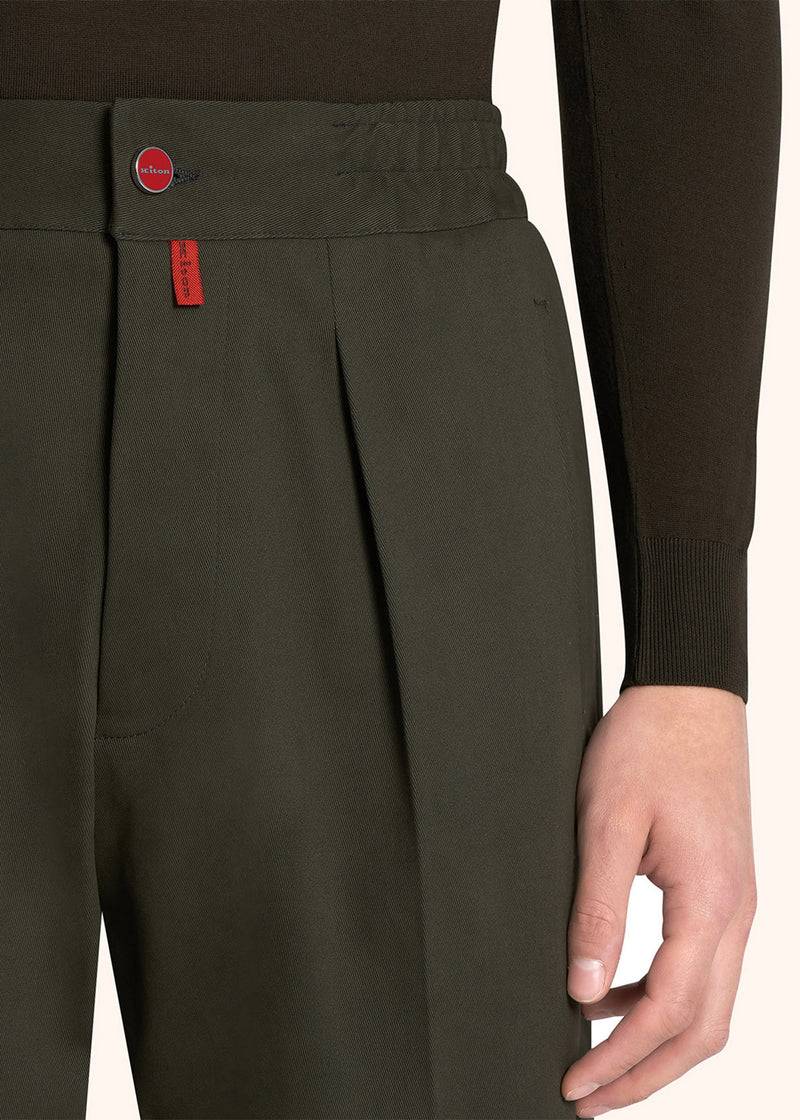 Kiton PANTALONI COTONE UP1LACK0171B03 Negozi Online