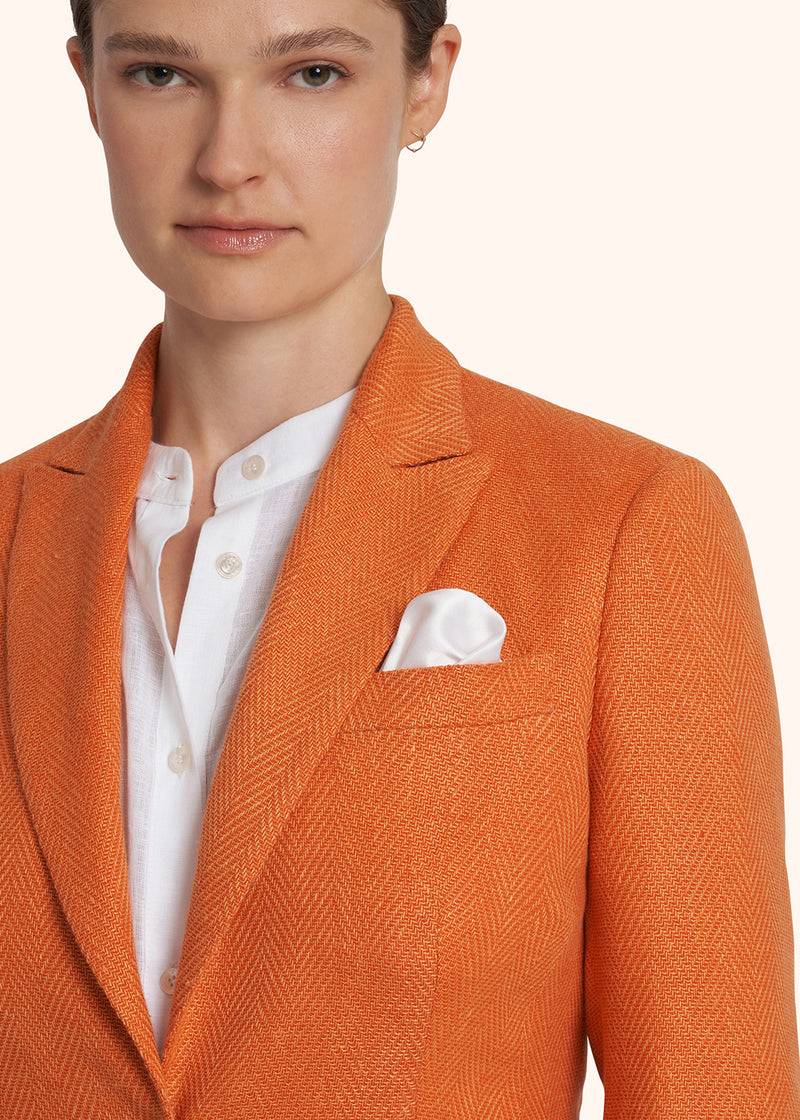 Kiton GIACCA LINO D15510K0946B03 Soddisfazione Garantita